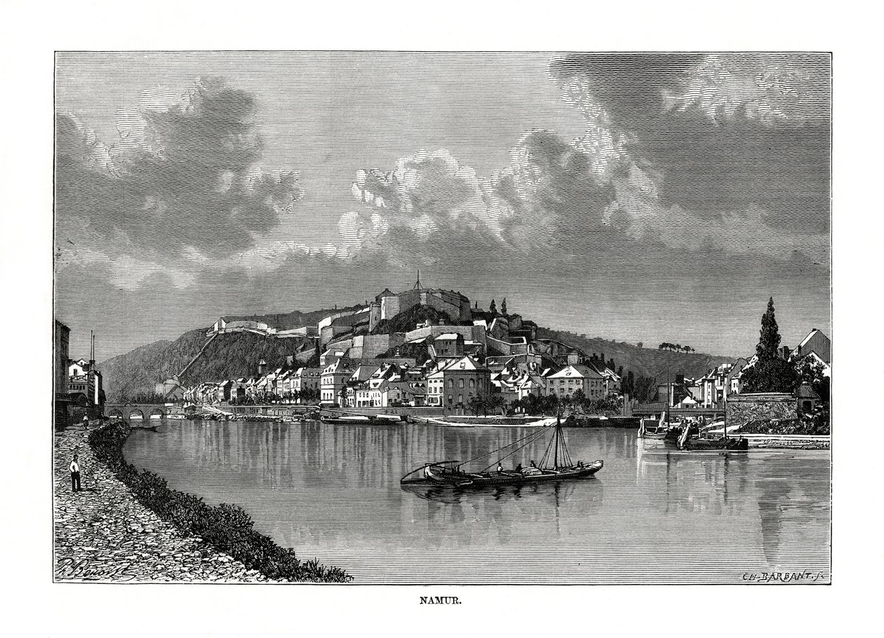 Namur, Belgia, 1879 autorstwa Charles Barbant