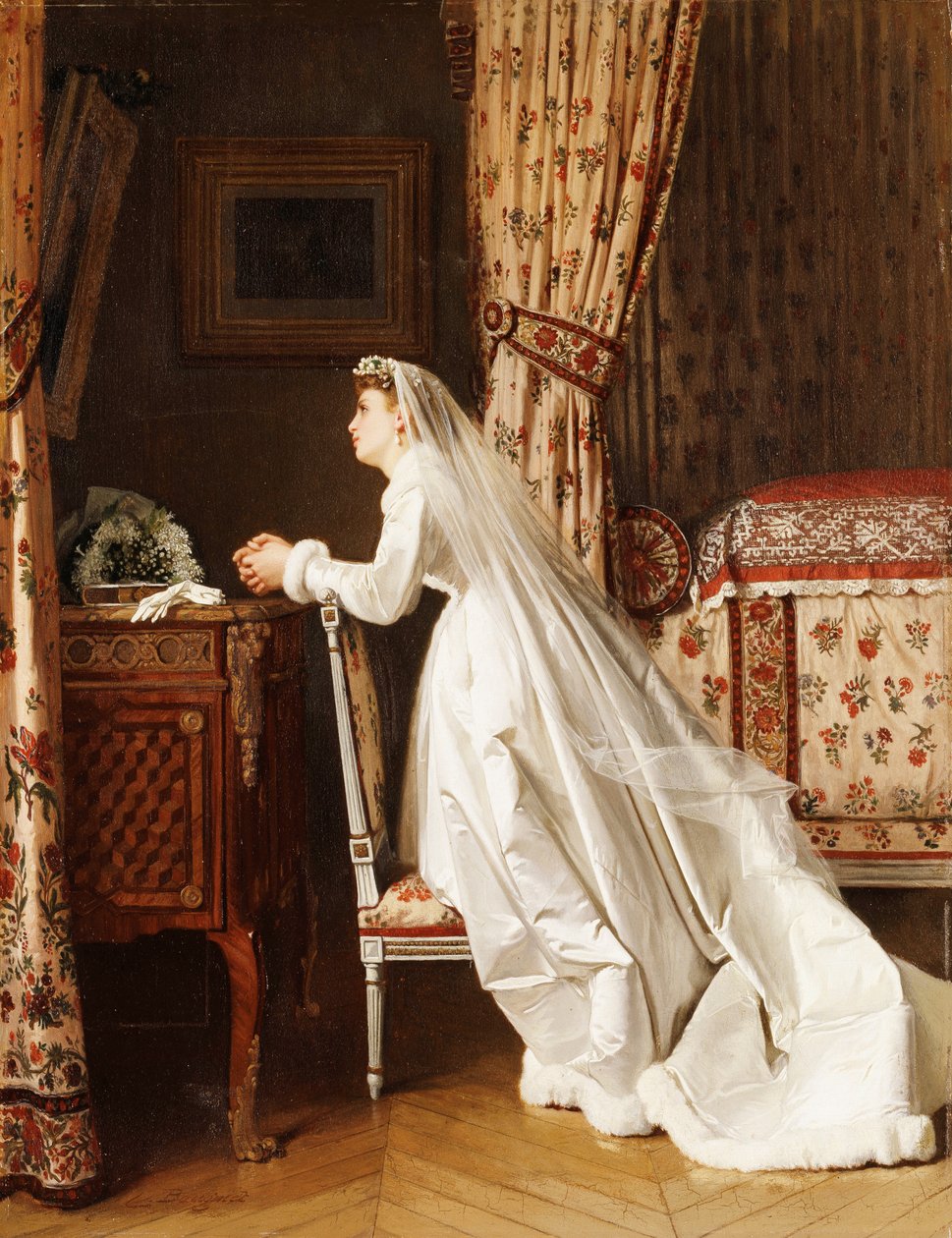 Panna młoda, autorstwa Charles Baugniet