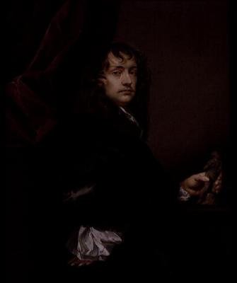 Portret sir Petera Lely (1618-80), autorstwa Charles Beale