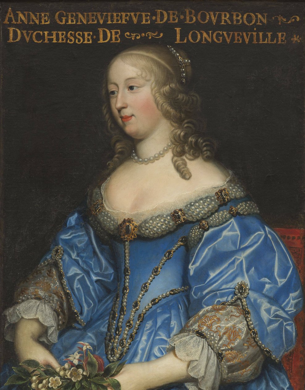 Anne-Geneviève de Bourbon-Condé 1619-1679, księżna Longueville, połowa XVII w.. autorstwa Charles Beaubrun