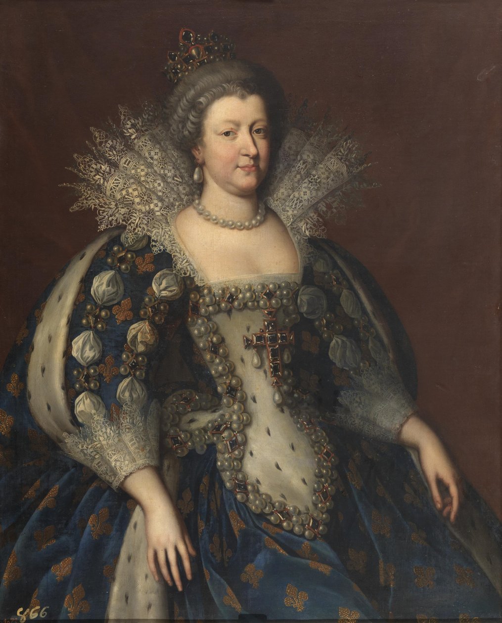 Portret Marii Medycejskiej 1575-1642, 1655. autorstwa Charles Beaubrun