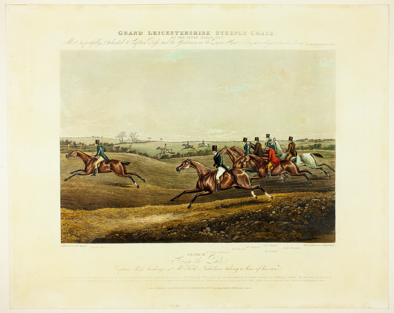 Going the Pace, z wielkiej gonitwy przez Leicestershire autorstwa Charles Bentley