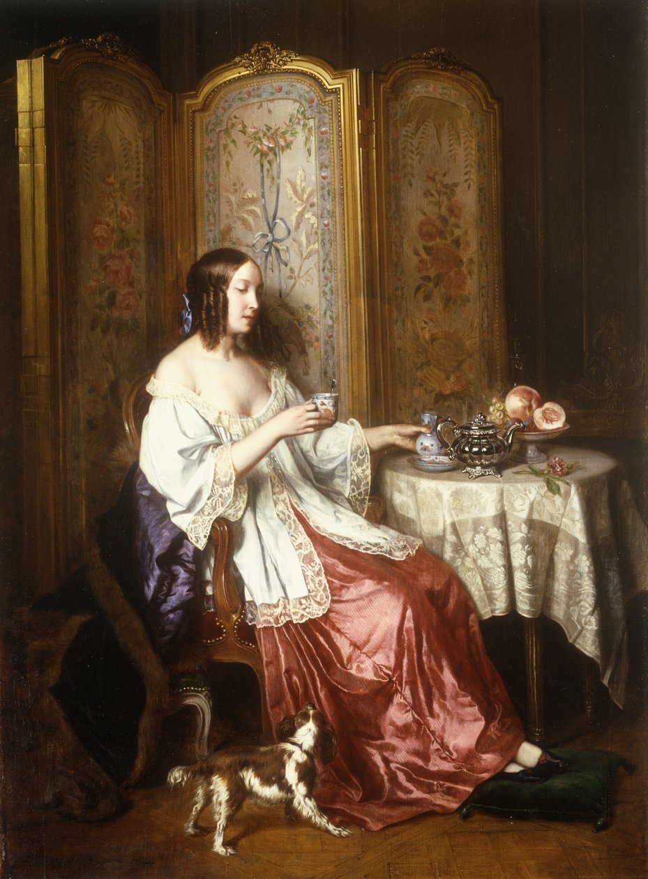 Filiżanka Czekolady, 1844 autorstwa Charles Beranger