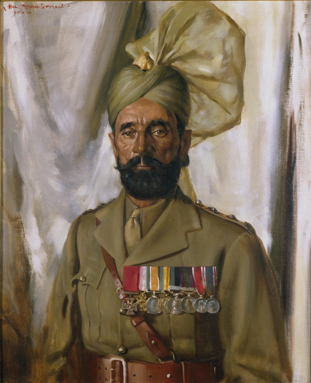 Subaddar Khudadad Khan VC, 10. Pułk Baloch, 1914-35 autorstwa Charles Bevan