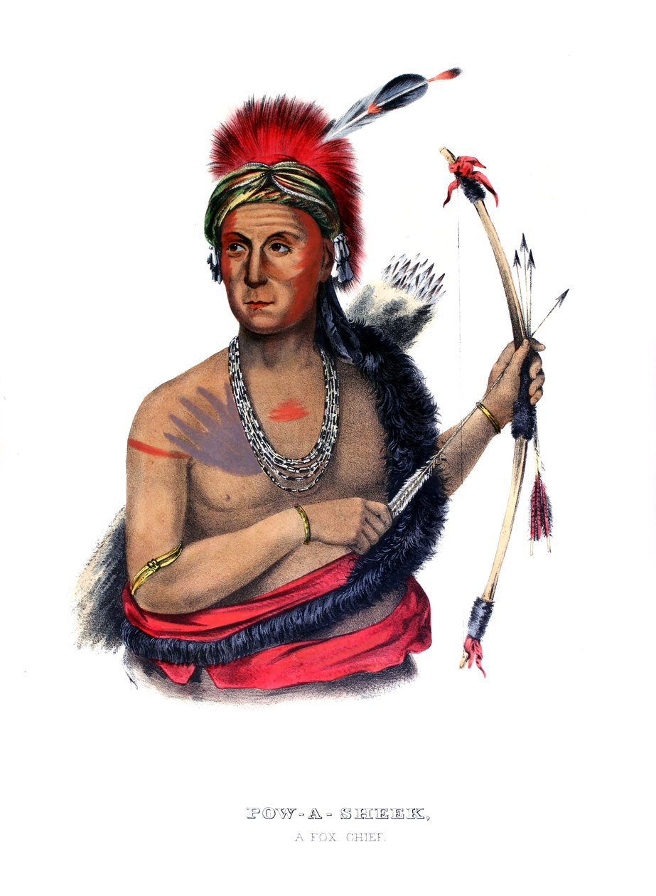 Powasheek autorstwa Charles Bird (after) King