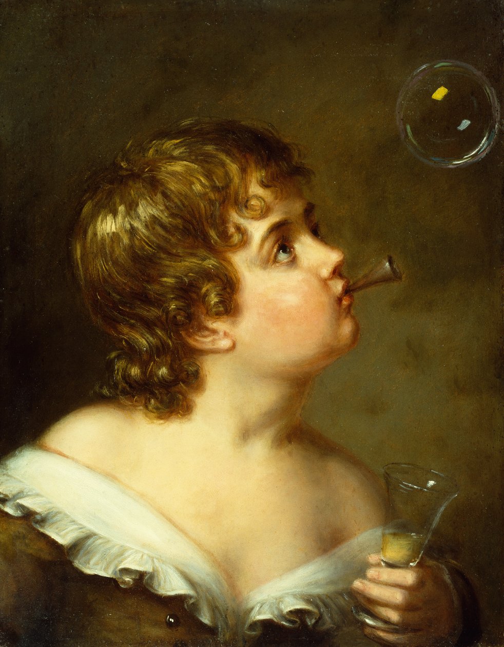 Dmuchanie baniek (olej na płótnie) autorstwa Charles Bird King