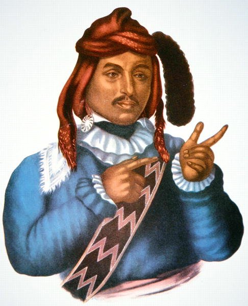 Szef Itcho Tustenneggee autorstwa Charles Bird King