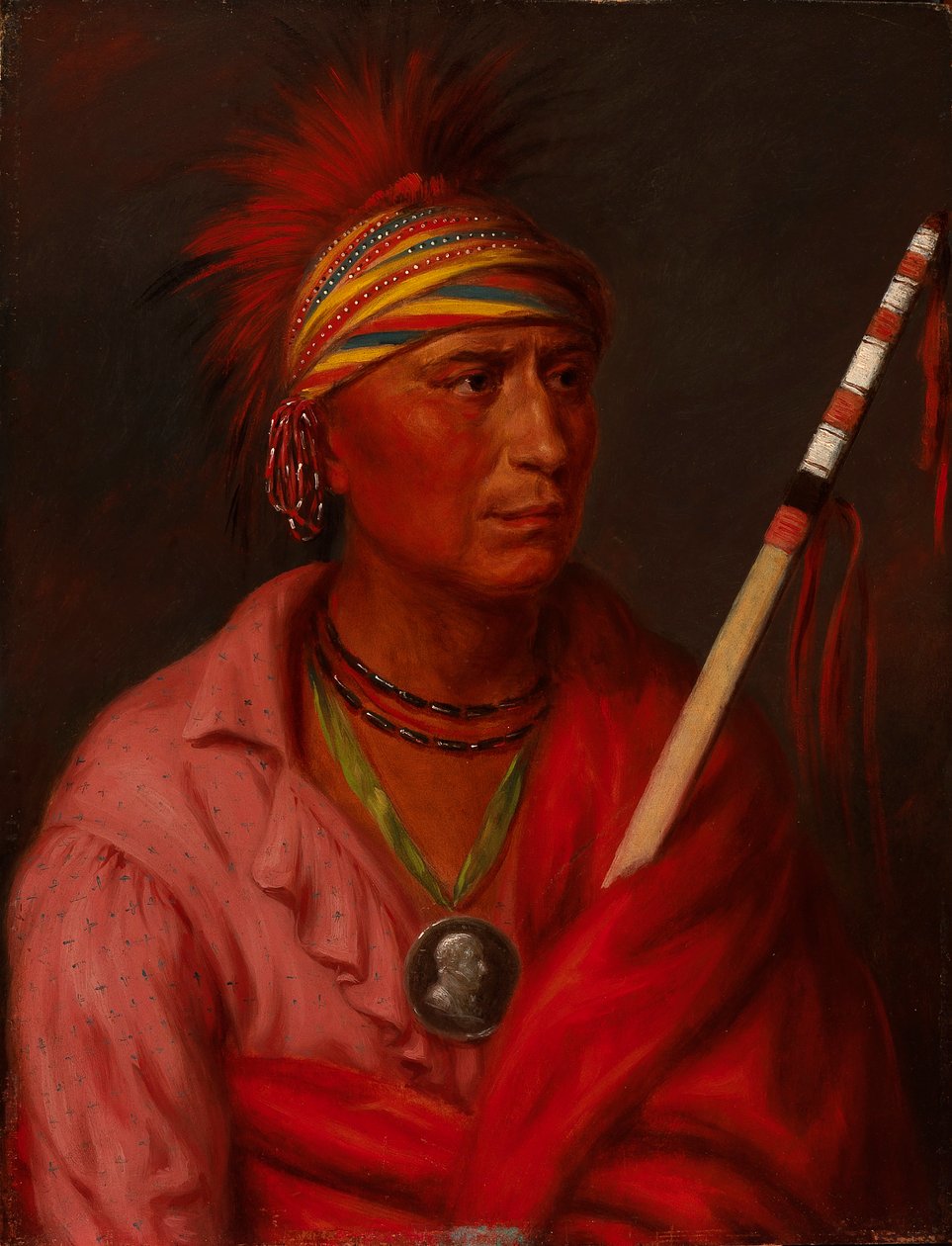 Bez serca (Nan-che-ning-ga) autorstwa Charles Bird King