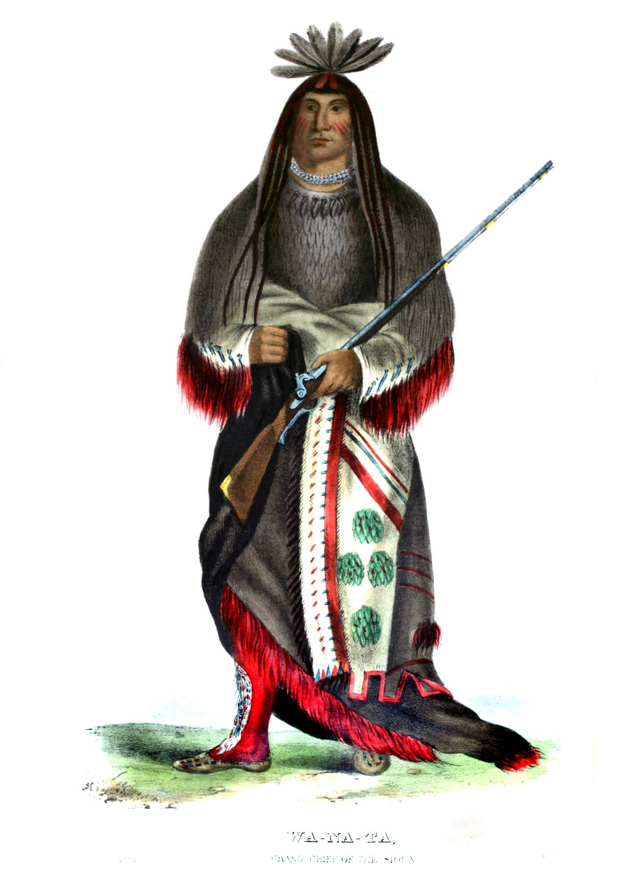 Wanata („Ładowarka”), Wielki Wódz Siuksów autorstwa Charles Bird King