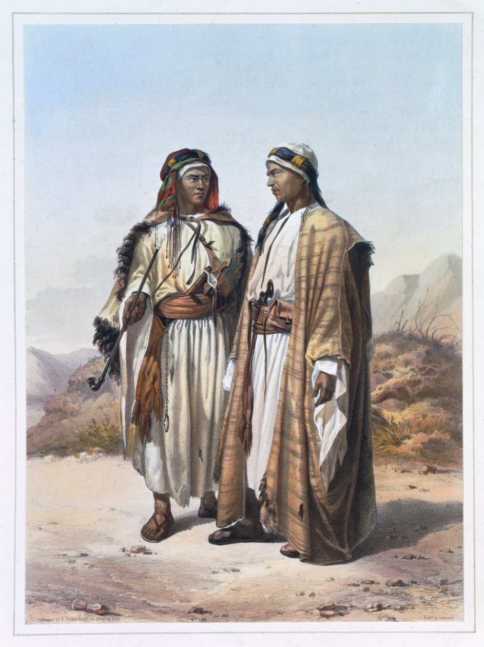 Mahazi i Soualeh Beduin, 1848 autorstwa Charles Bour