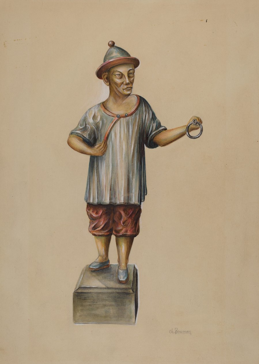 Słupek zaczepowy autorstwa Charles Bowman