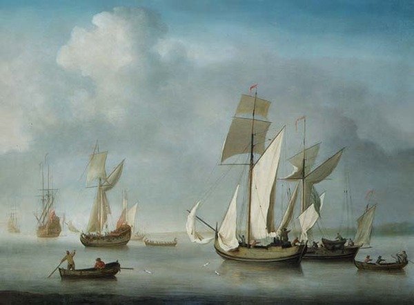 Uciekł u wybrzeży autorstwa Charles Brooking