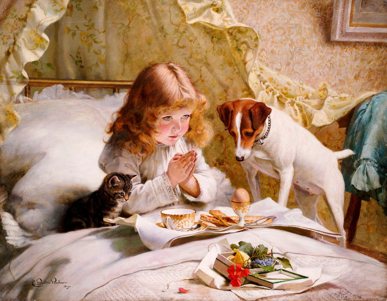 Napięcie, 1894 autorstwa Charles Burton Barber