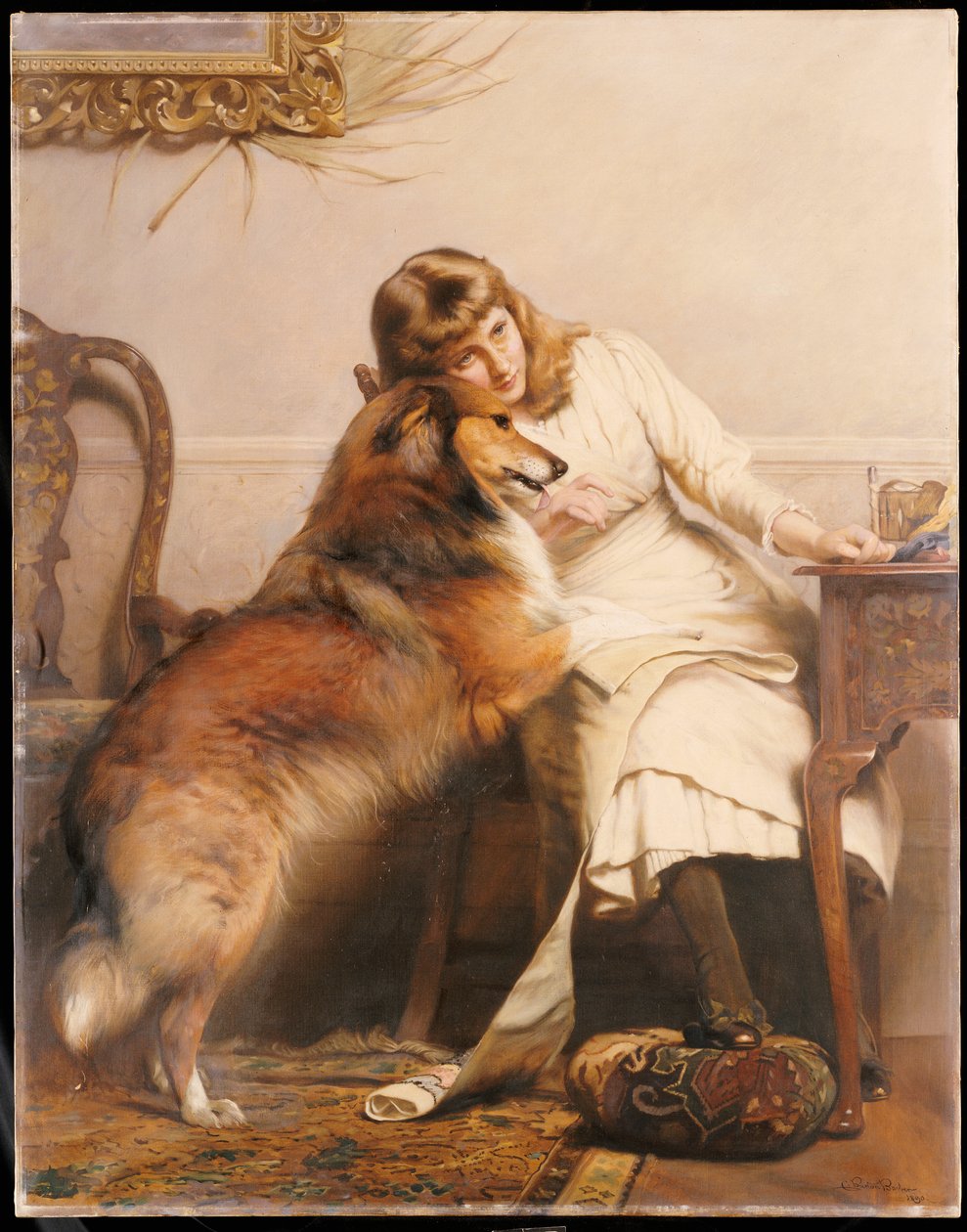 Zakochani, 1890 autorstwa Charles Burton Barber