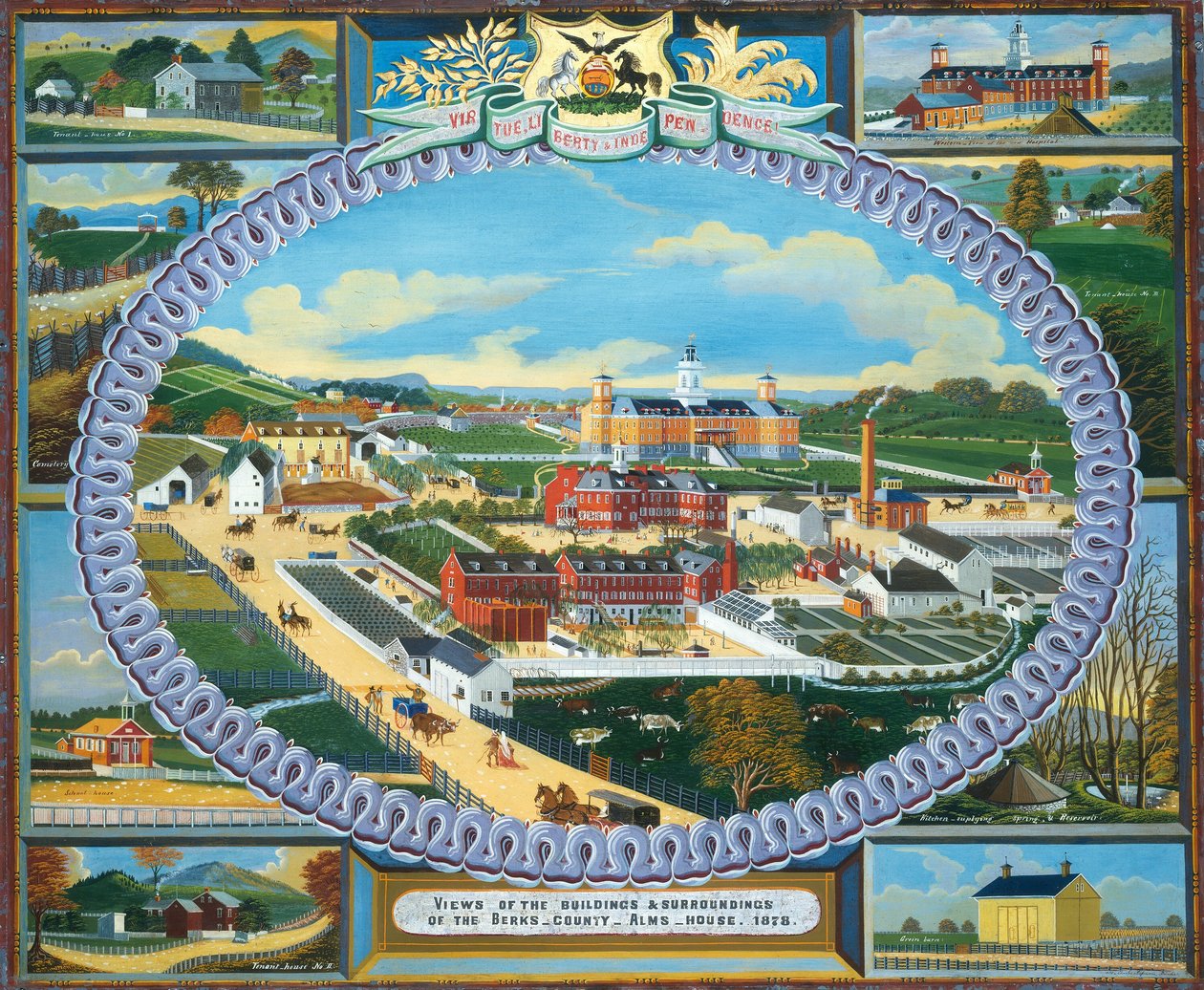 Przytułek hrabstwa Berks, 1878 autorstwa Charles C. Hofmann