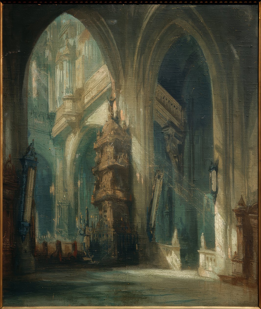 Scenografia do opery Faust autorstwa Charles Cambon