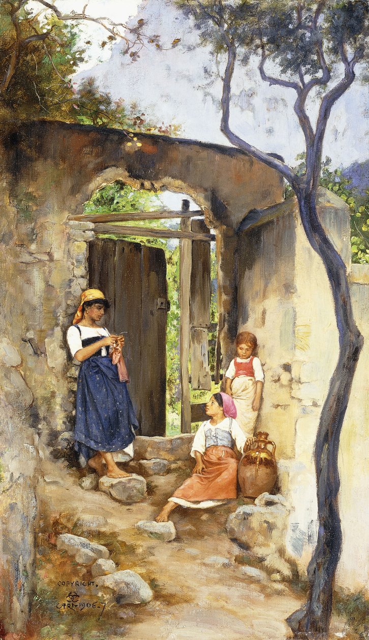 Drzwi ogrodowe, 1906-1907 autorstwa Charles Caryl Coleman