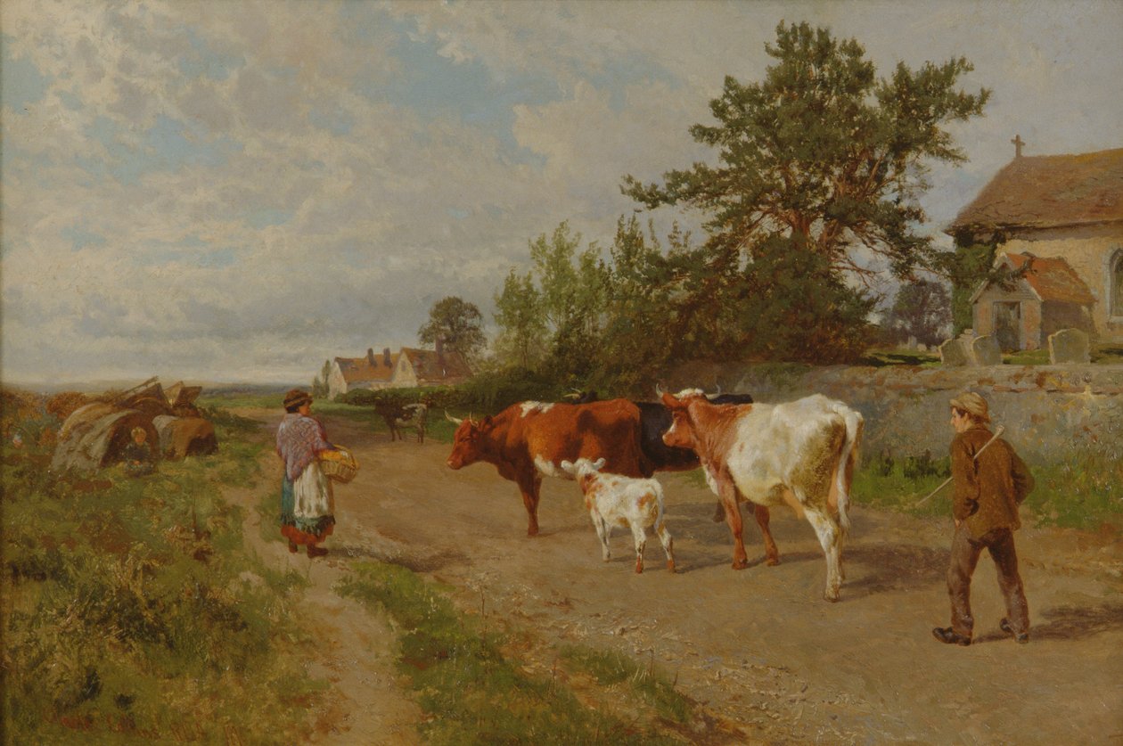 Idąc na targ, 1895 autorstwa Charles Collins