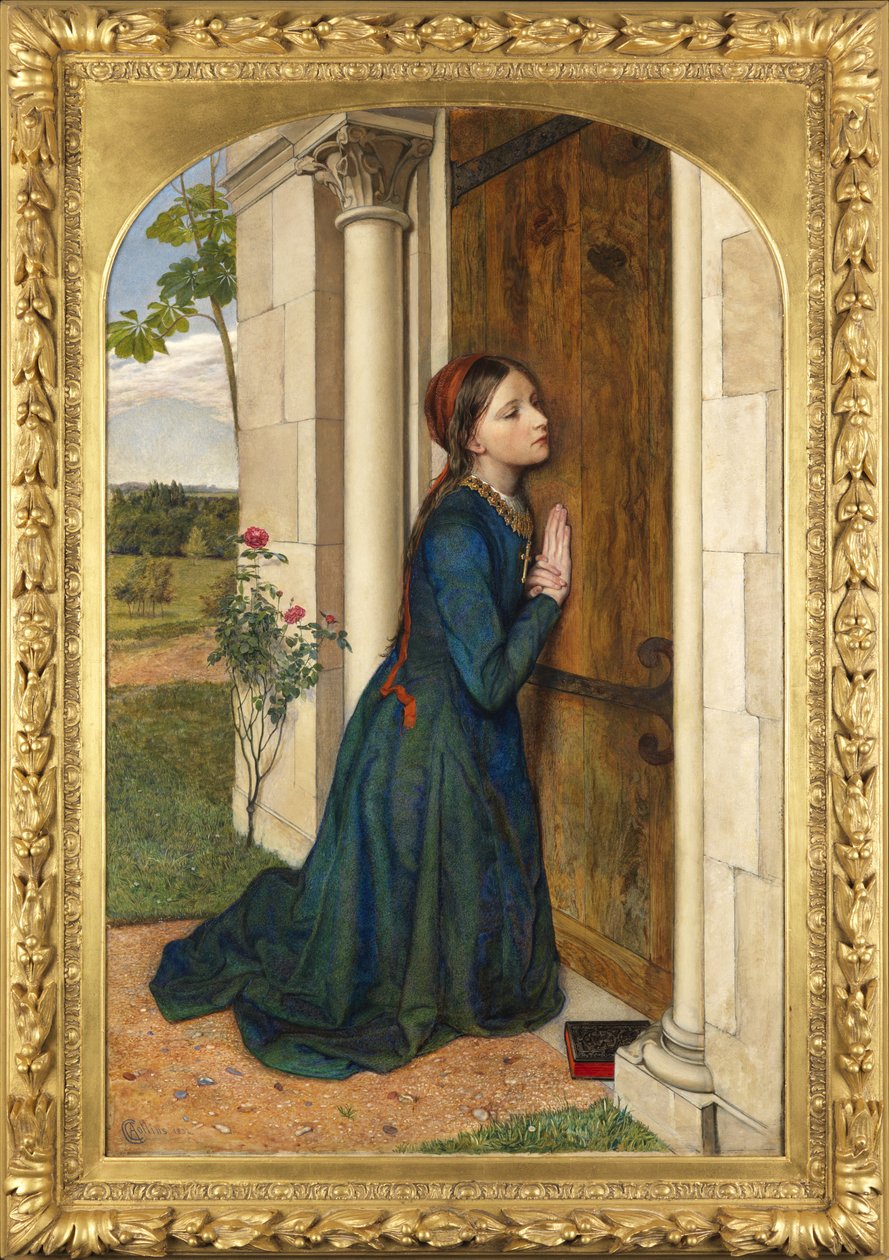 Pobożne dzieciństwo św. Elżbiety Węgierskiej, 1852 r. autorstwa Charles Collins