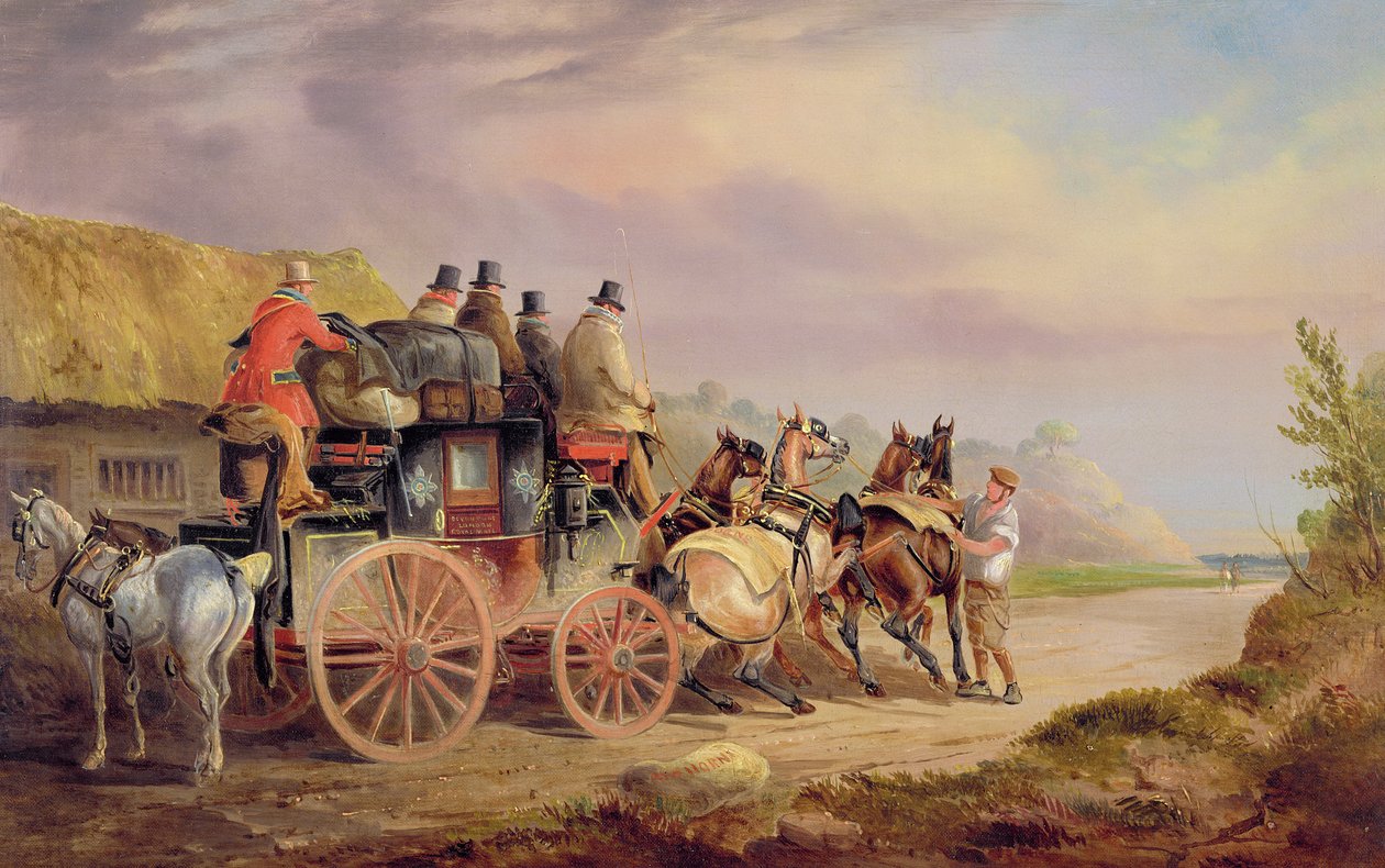 Trenerzy pocztowi w drodze: „Quicksilver” Devonport-London Royal Mail wkrótce wystartuje z nowym zespołem autorstwa Charles Cooper Henderson
