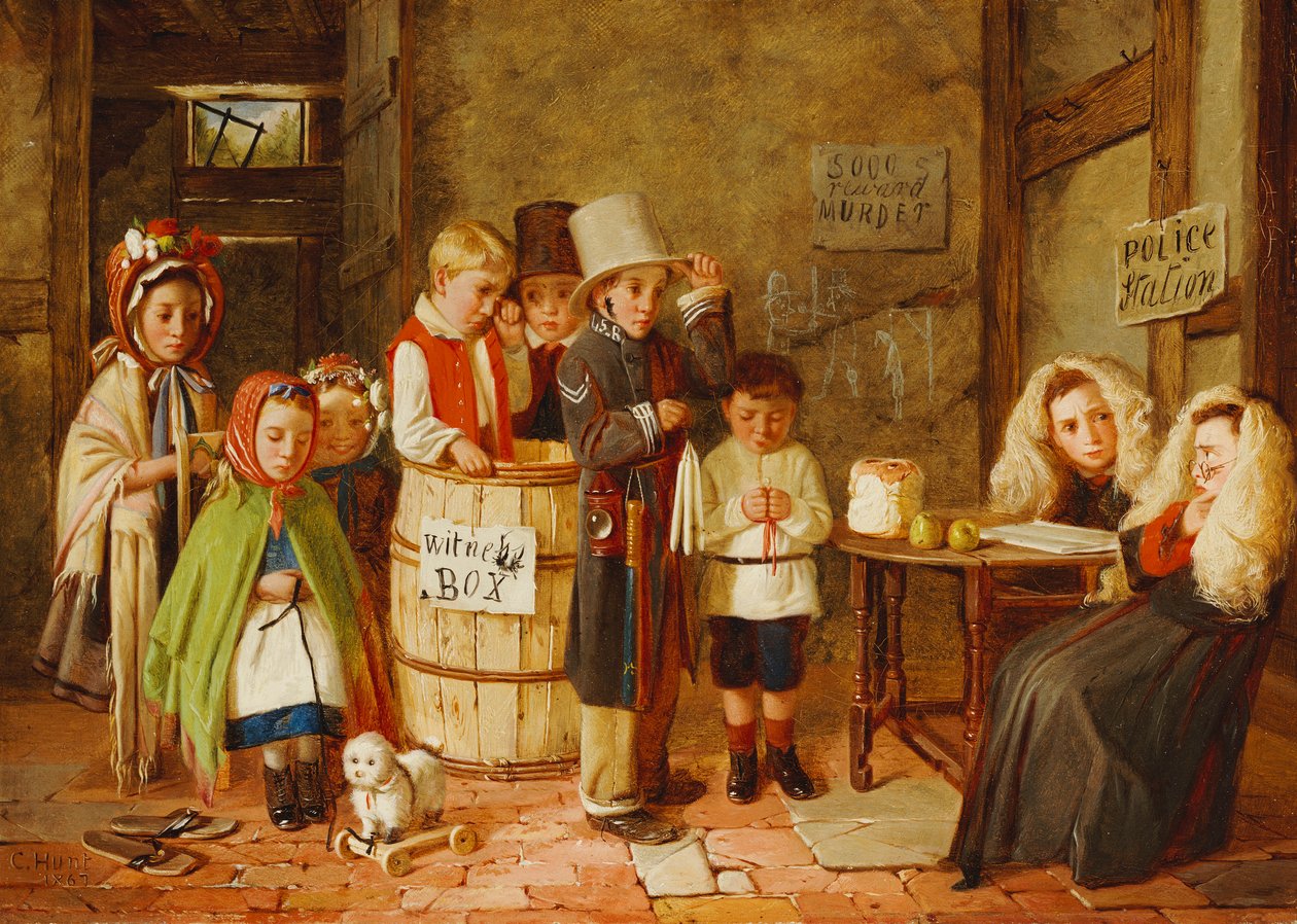 Sąd Policyjny, 1867 autorstwa Charles Cooper Henderson