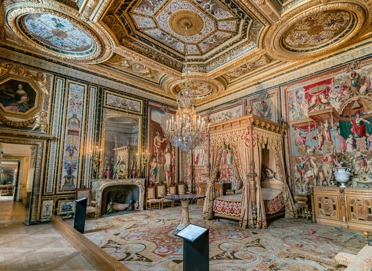 Sypialnia Anny Austriaczki w apartamencie papieża (zdjęcie) autorstwa Charles & Cotelle Jean II (1642 1708) Errard