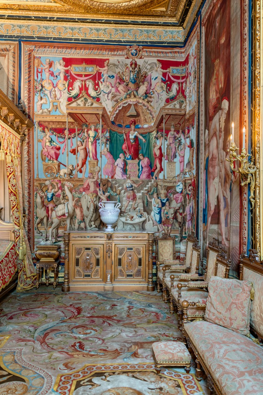 Sypialnia Anny Austriaczki w apartamencie papieża (zdjęcie) autorstwa Charles & Cotelle Jean II (1642 1708) Errard