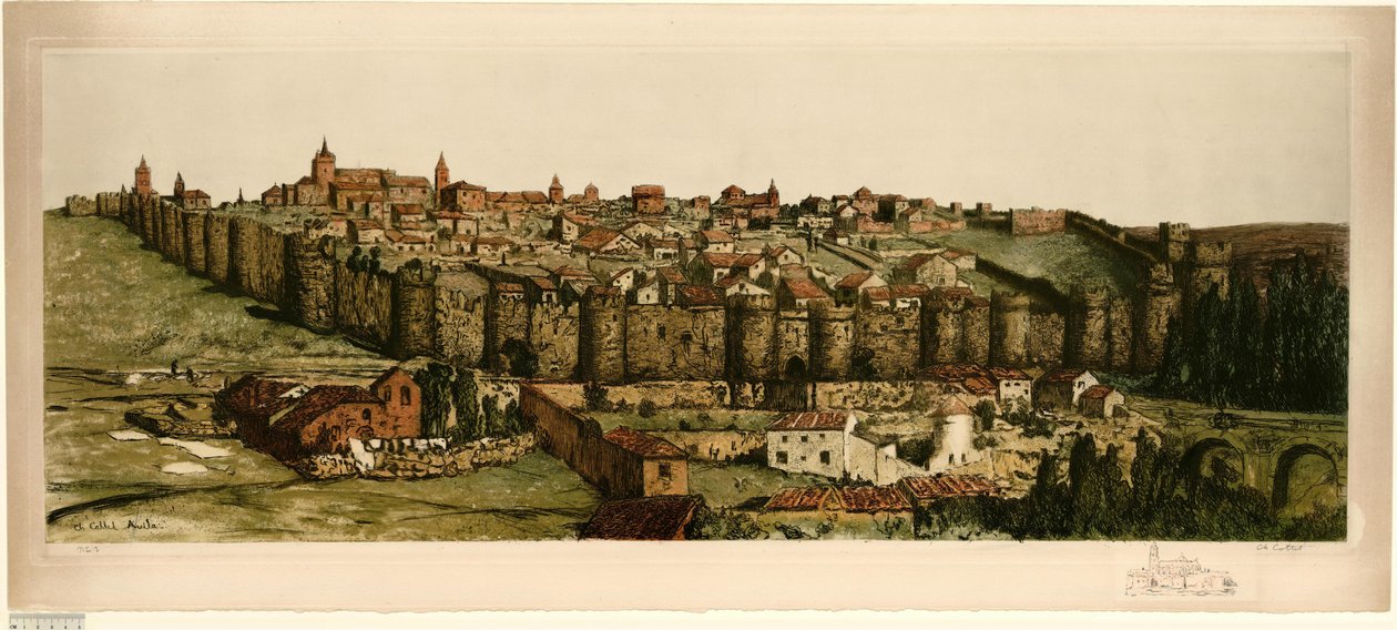 Ávila (zadanie b) autorstwa Charles Cottet
