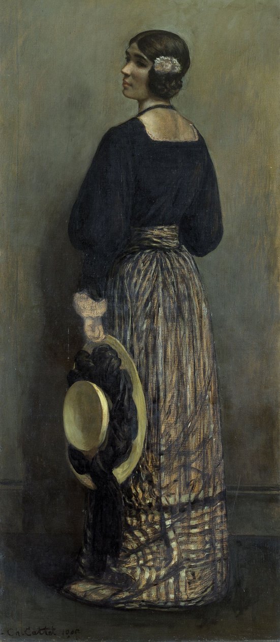 Portret panny J.L.B. autorstwa Charles Cottet