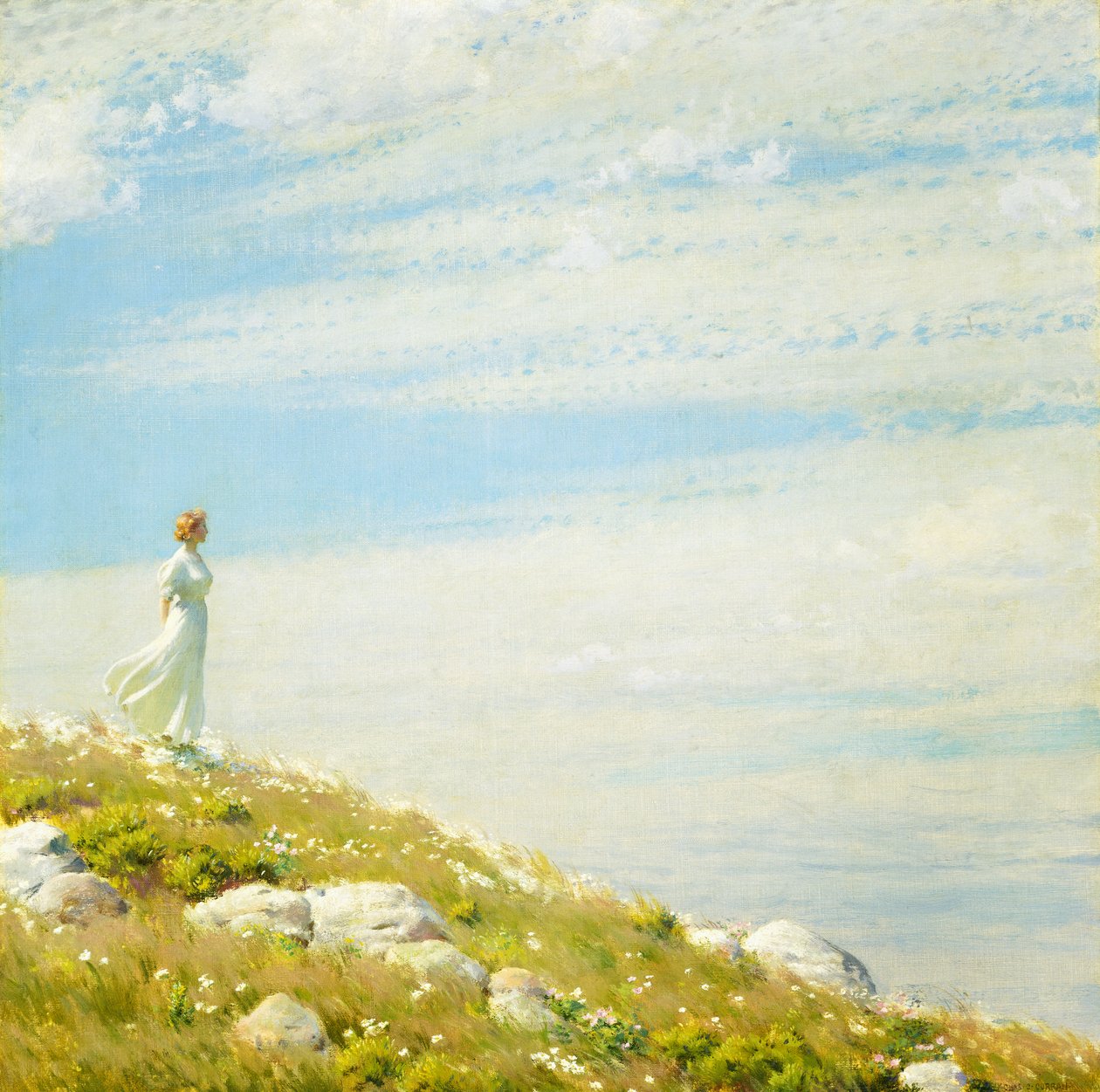 Przewiewny dzień autorstwa Charles Courtney Curran