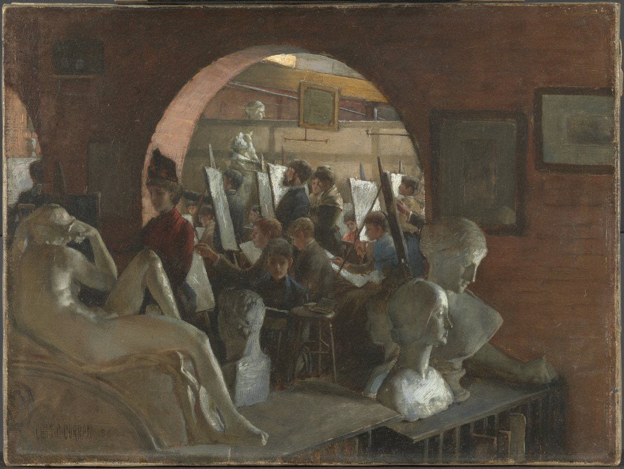 Alkowa w Lidze Studentów Sztuki autorstwa Charles Courtney Curran