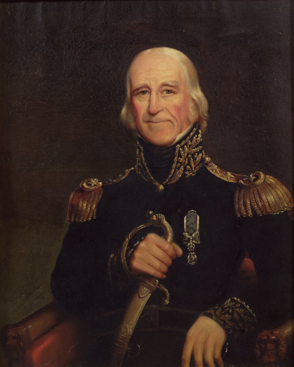Morgan Lewis (1754-1844) według obrazu Jamesa Herringa, 1910 autorstwa Charles Courtney Curran
