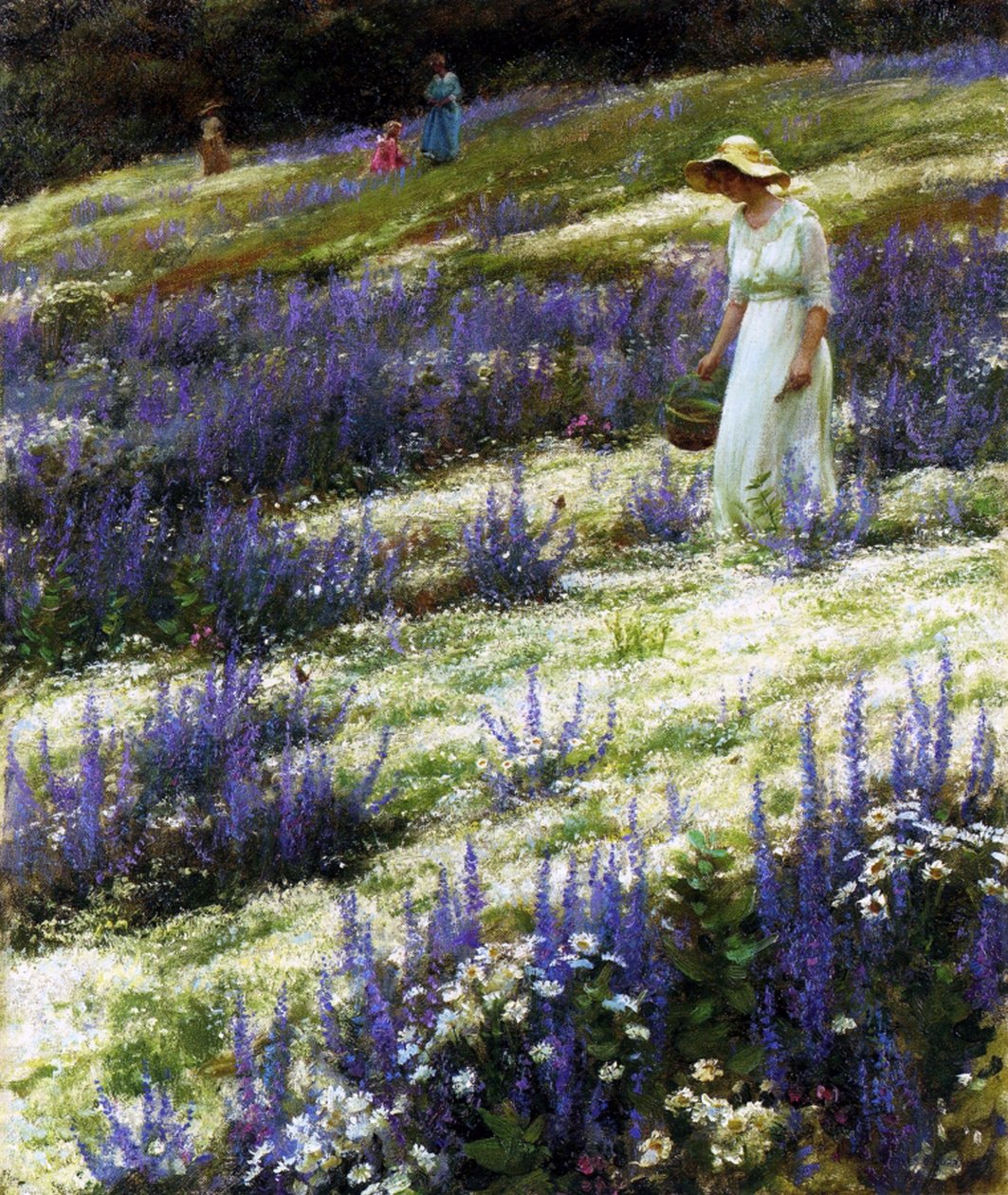 Na wzgórzu, 1914 autorstwa Charles Courtney Curran