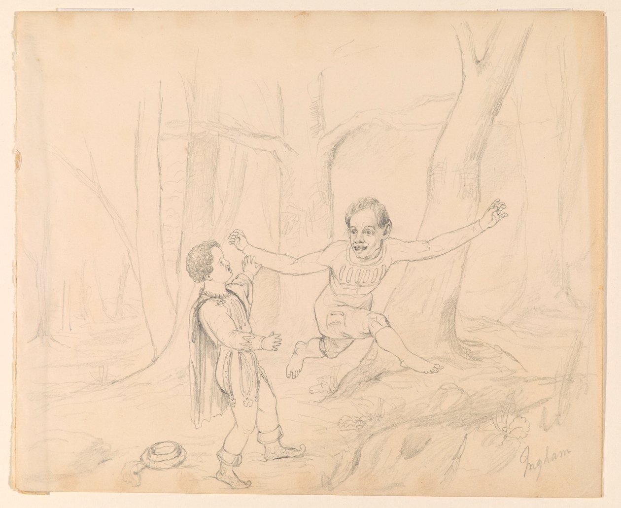 Scena ze Scotta autorstwa Charles Cromwell Ingham