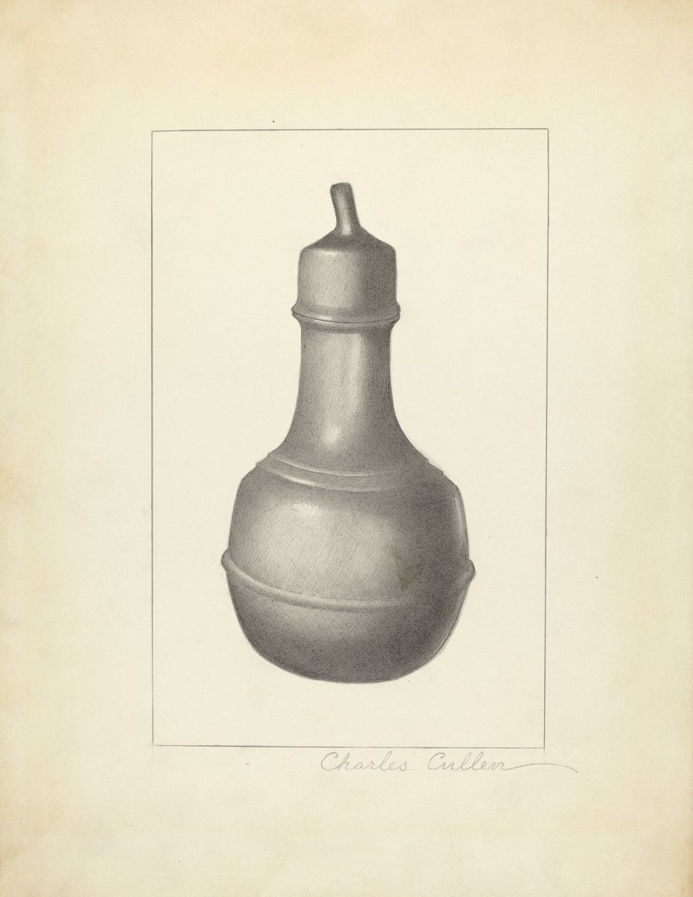 Cynowa butelka do karmienia autorstwa Charles Cullen
