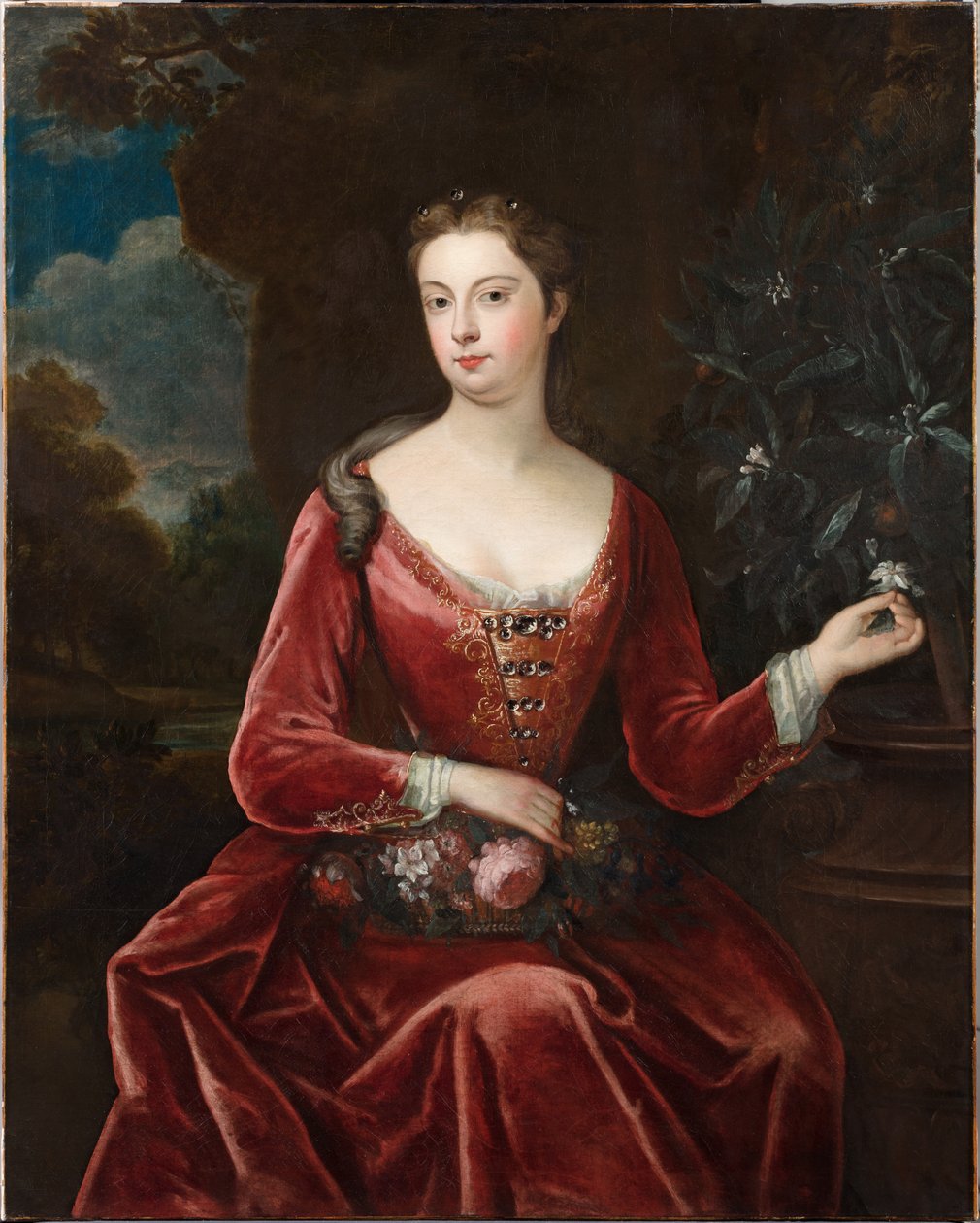 Portret Mary Thynne, Lady Brooke (obraz olejny) autorstwa Charles D