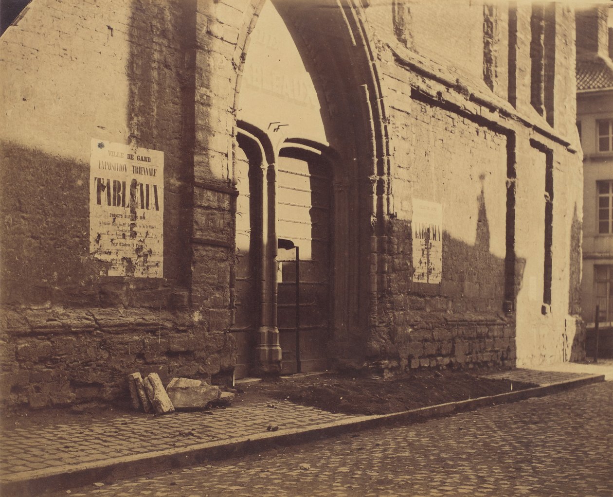 [Wrota Predikheevenkerk, Gandawa, Belgia], ok. 201 1858. autorstwa Charles D