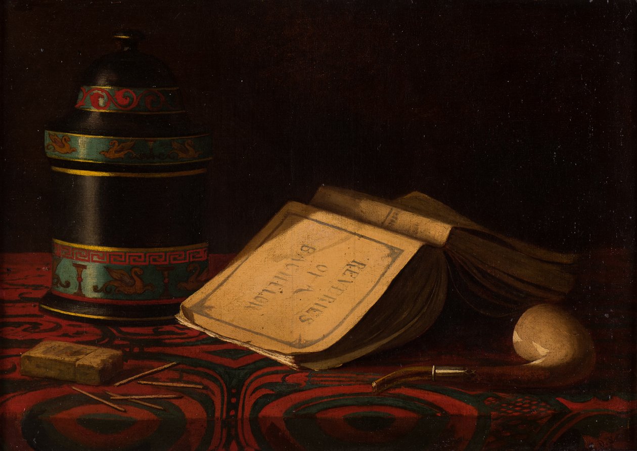Zadumy kawalera, 1855-70 autorstwa Charles D. Sauerwein