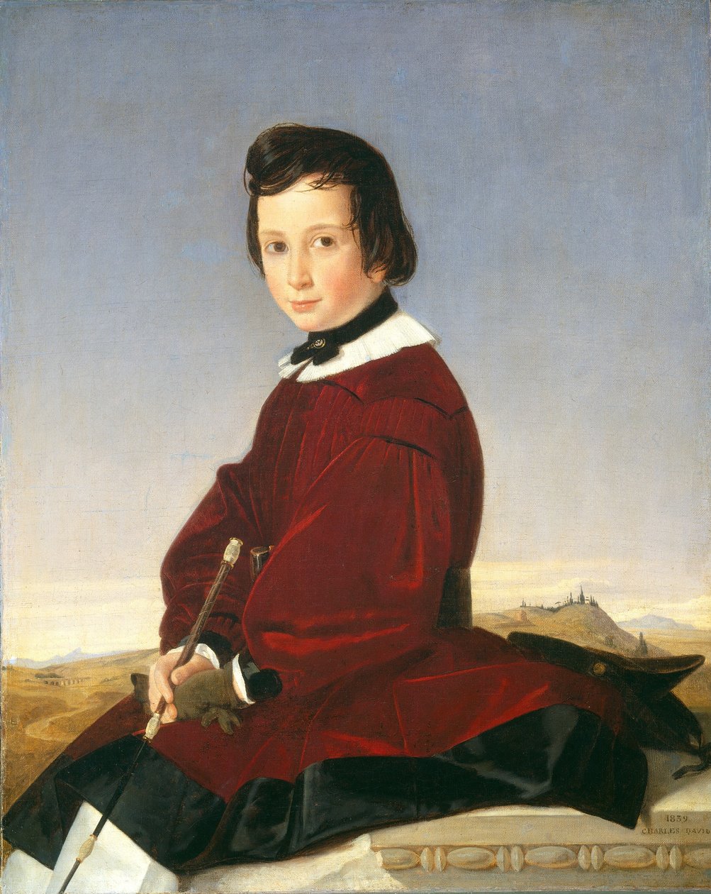 Portret młodej amazonki autorstwa Charles David