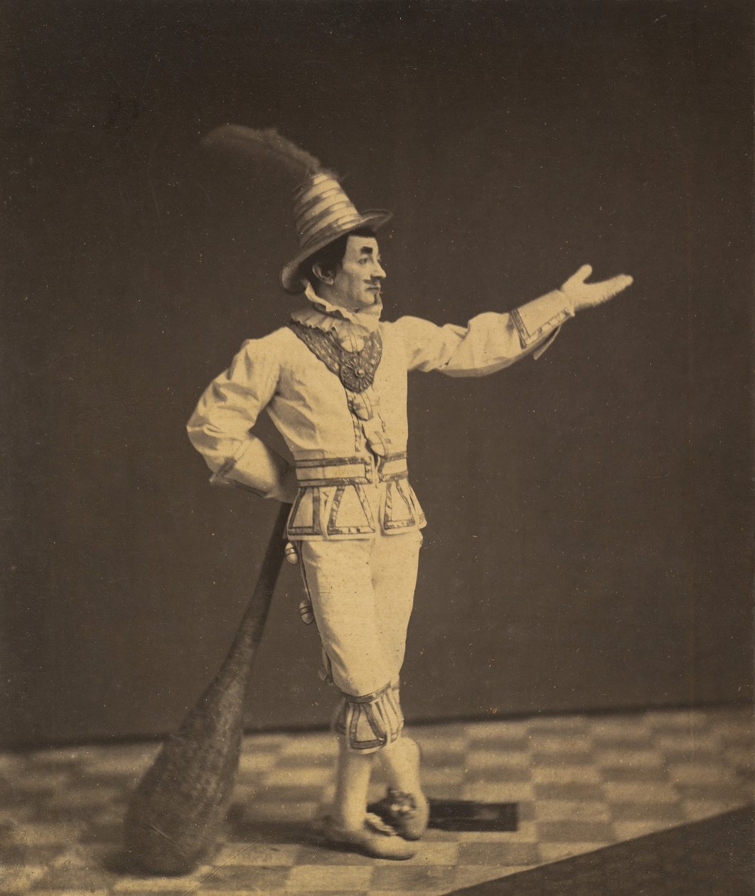 Klaun, ca. 1860. autorstwa Charles De Forest Fredricks
