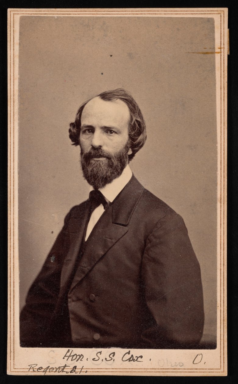 Portret Samuela Sullivana Coxa 1824-1889, przed 1889 r. autorstwa Charles De Forest Fredricks