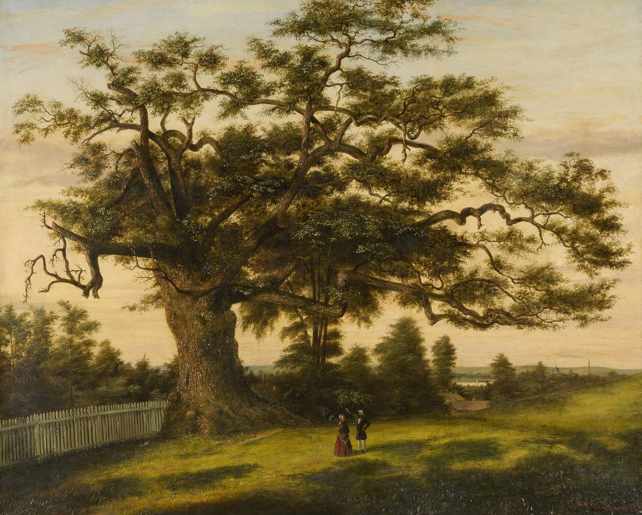 The Charter Oak autorstwa Charles de Wolf Brownell