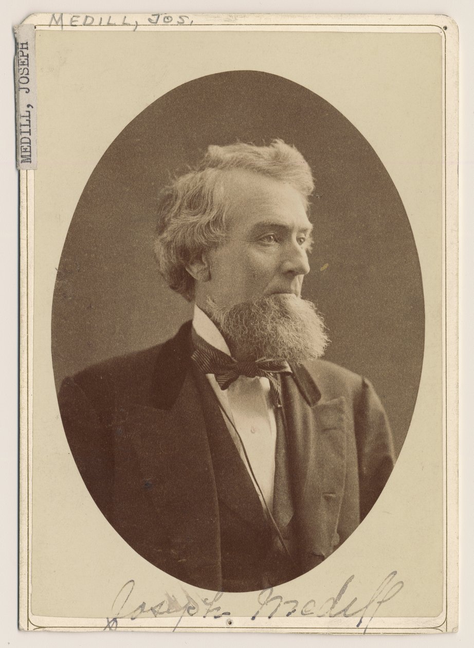 Portret Josepha Medilla, ok.1876 autorstwa Charles Delevan Mosher