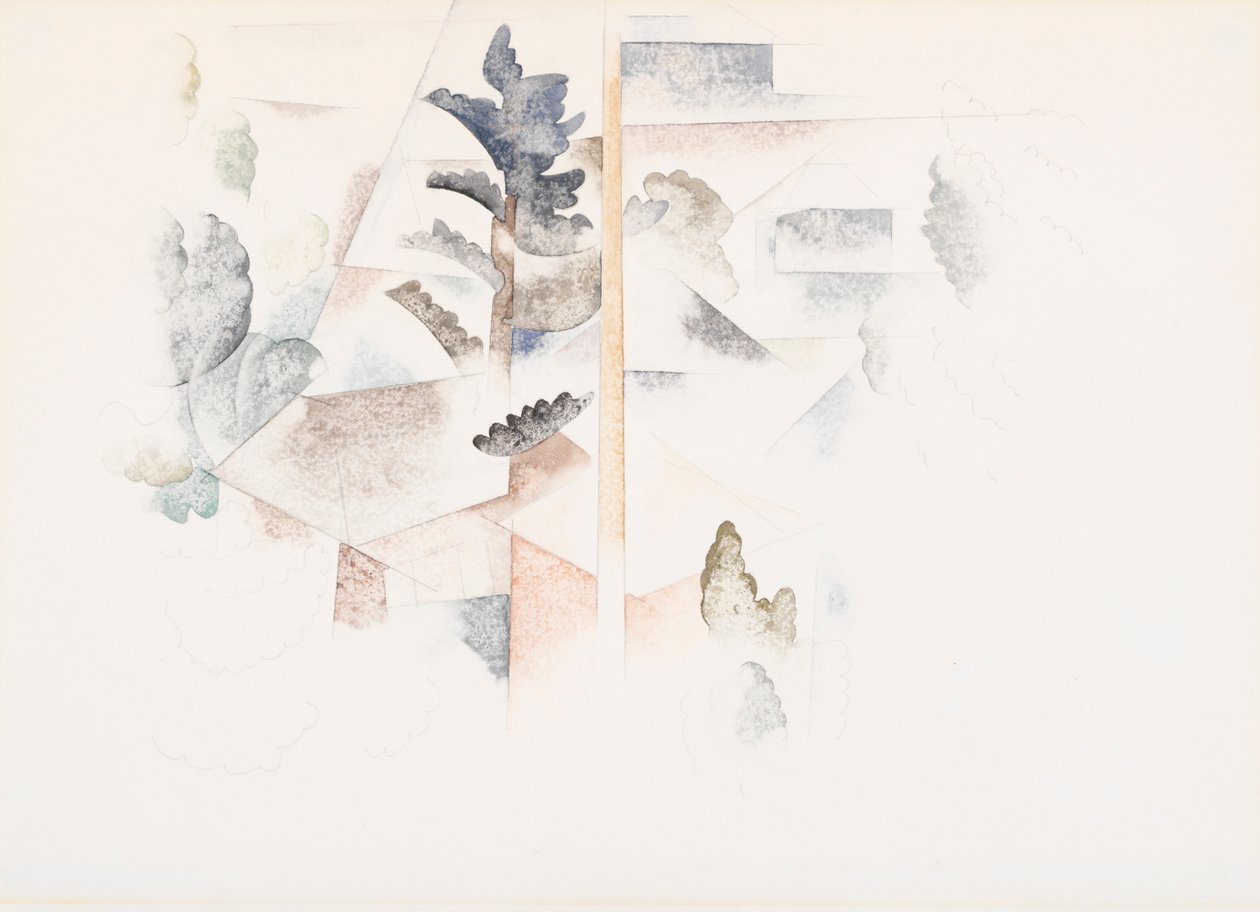 Bermudy: drzewa i architektura autorstwa Charles Demuth