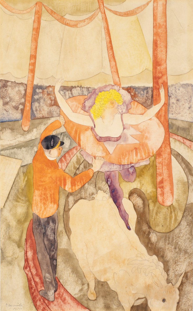 Jeździectwo i Asystent autorstwa Charles Demuth