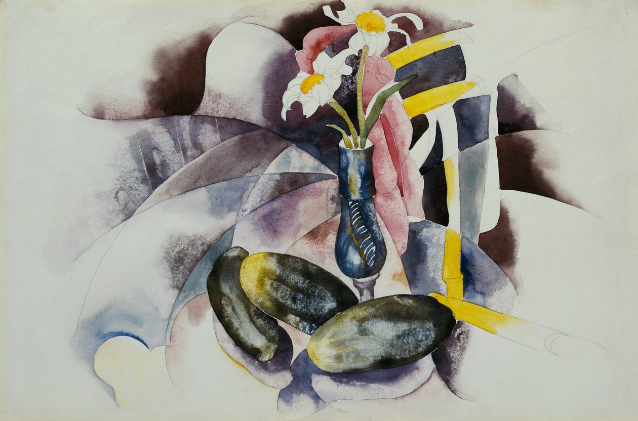 Kwiaty i Ogórki autorstwa Charles Demuth