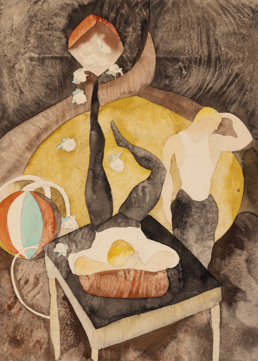 W wodewilu: dwóch akrobatów-żonglerów autorstwa Charles Demuth