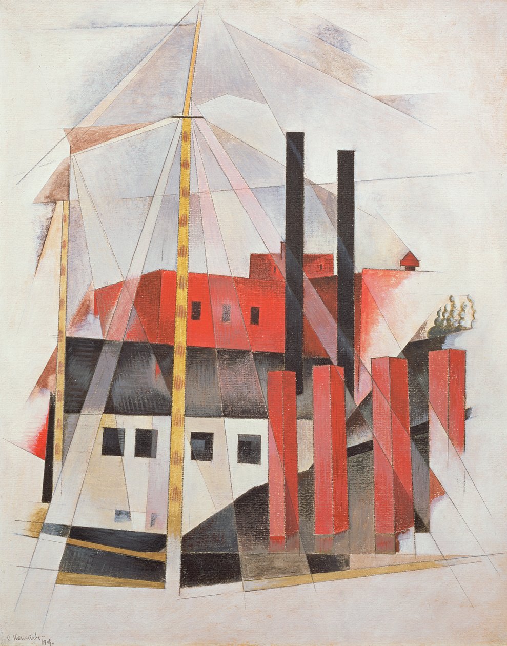 Święto Przemiany Fortepianu, 1919 autorstwa Charles Demuth
