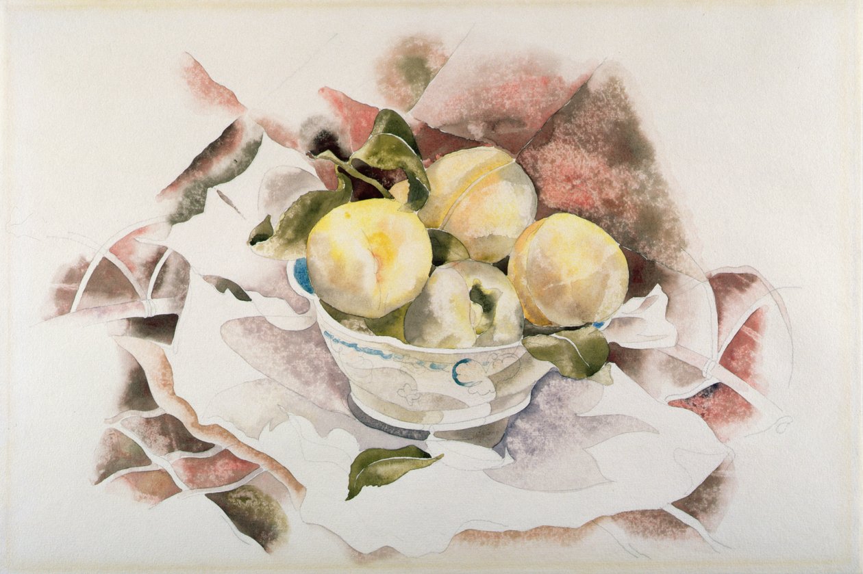 Martwa natura, brzoskwinie, ok. 1922 (akwarela nad grafitem na papierze) autorstwa Charles Demuth