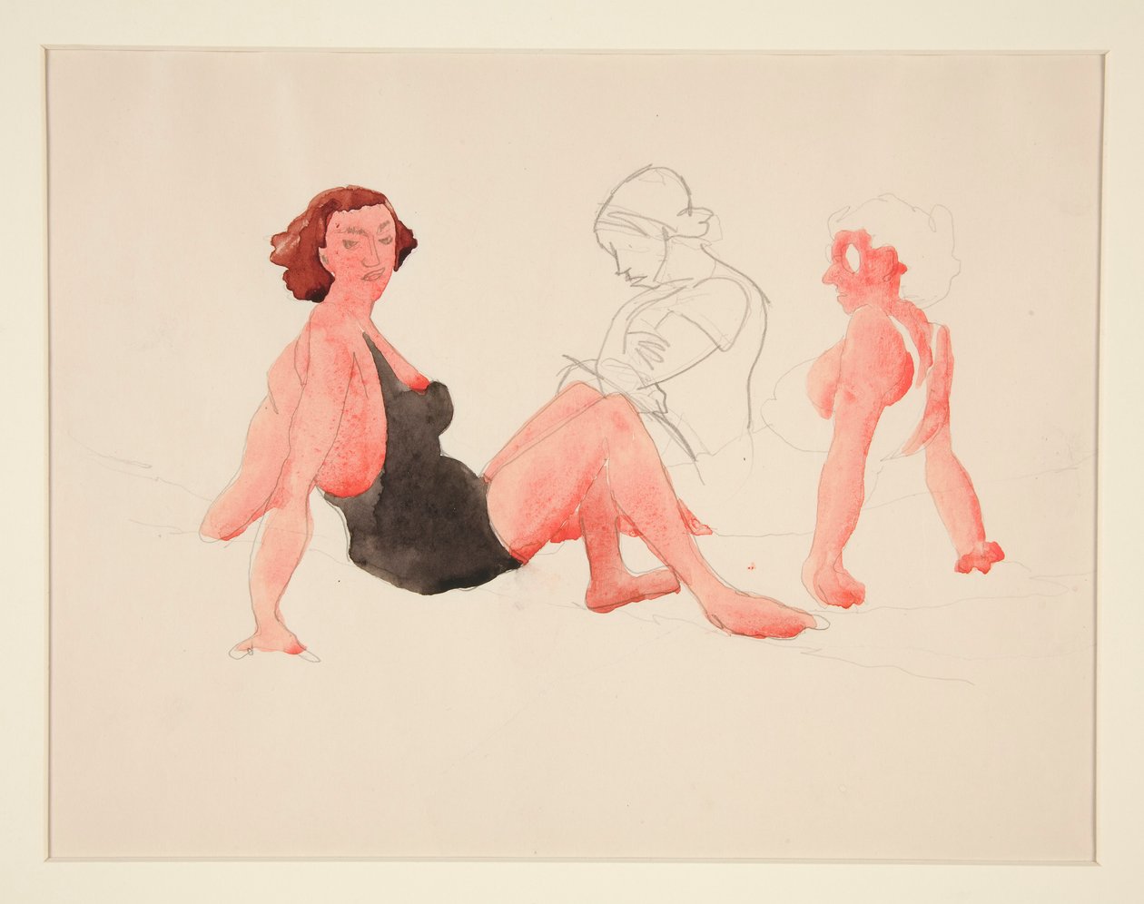 Trzy kobiety na plaży, Provincetown autorstwa Charles Demuth